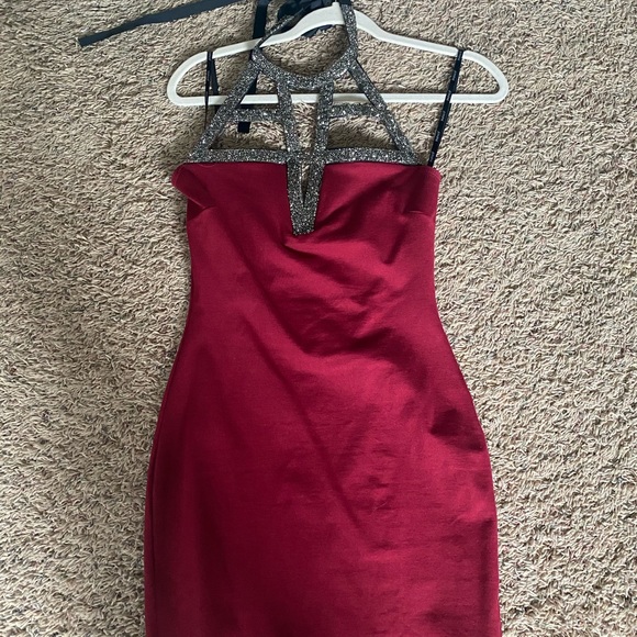 cute short red dresses